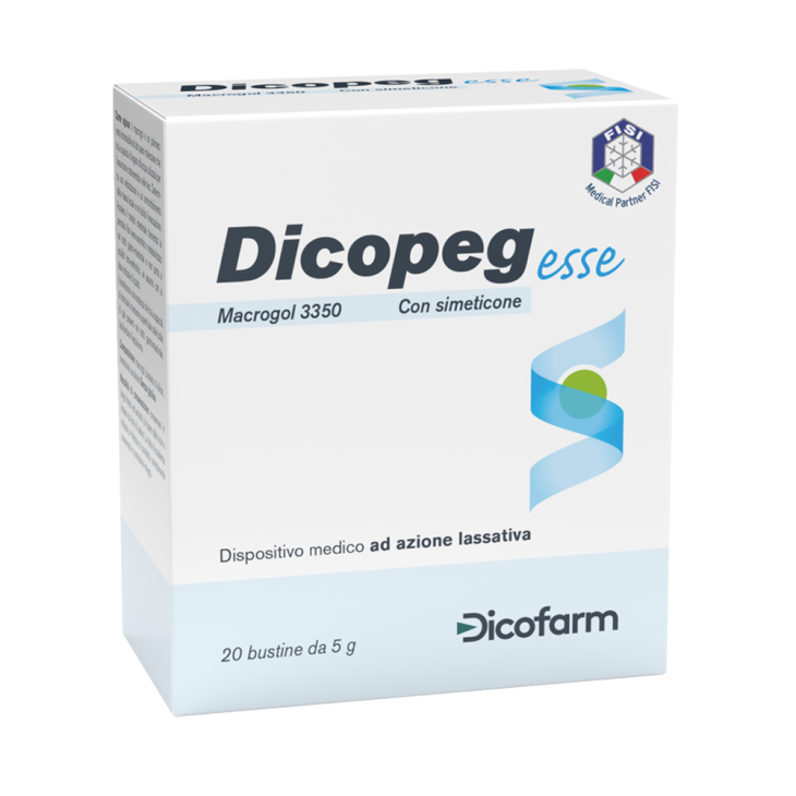 Dicopeg Esse Macrogol 3350 Integratore Lassativo 20 Buste 5 g