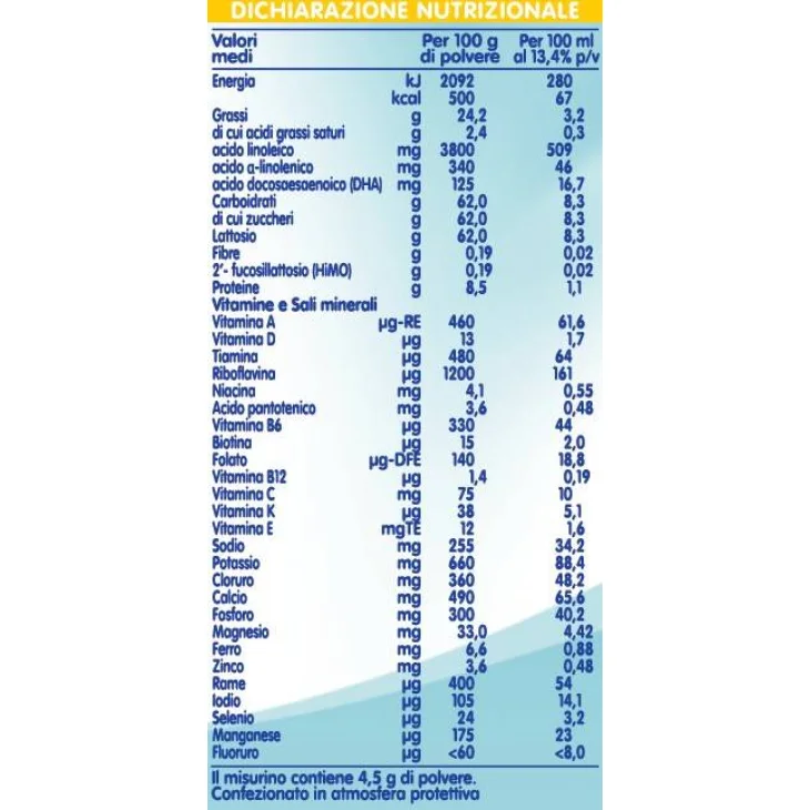 Nestlé Nidina Optipro 2 Latte di Proseguimento in Polvere 800 g