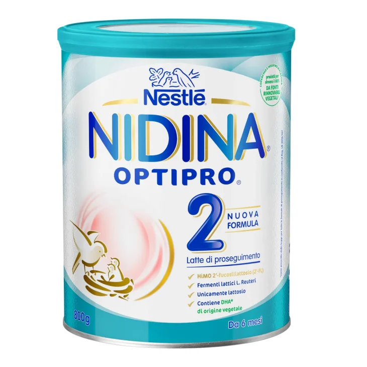 Nestlé Nidina Optipro 2 Latte di Proseguimento in Polvere 800 g