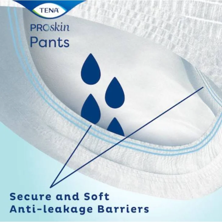Tena ProSkin Pants Super Mutandine Assorbenti per Incontinenza Taglia Medium 10 pezzi