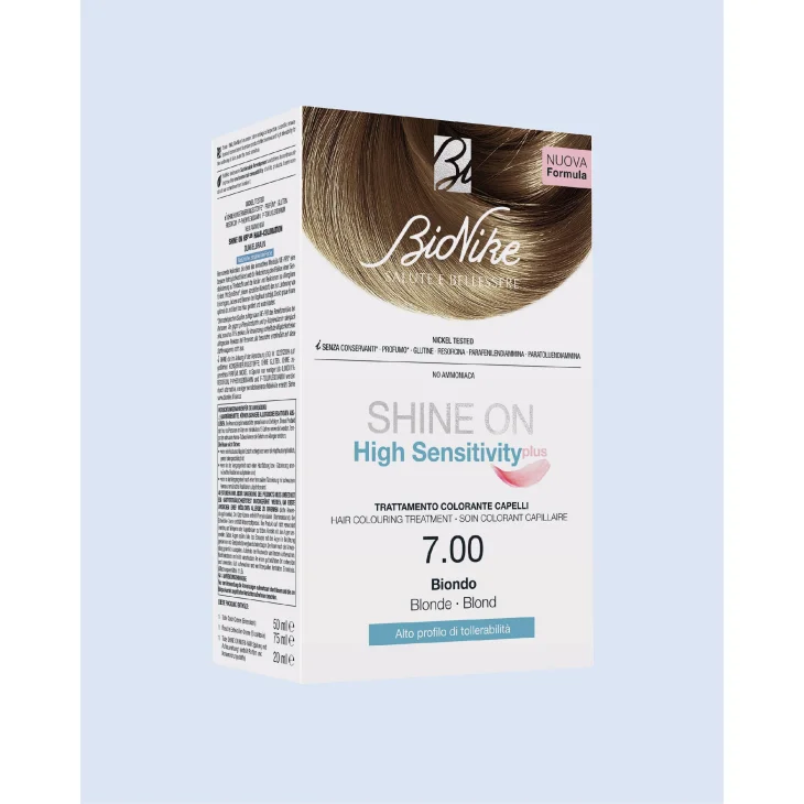 Bionike Shine On High Sensitivity Plus Biondo 7,00 Trattamento Colorante per Capelli
