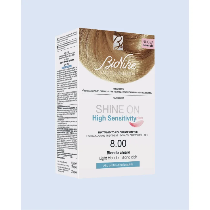 Bionike Shine On High Sensitivity Plus Biondo Chiaro 8,00 Trattamento Colorante per Capelli
