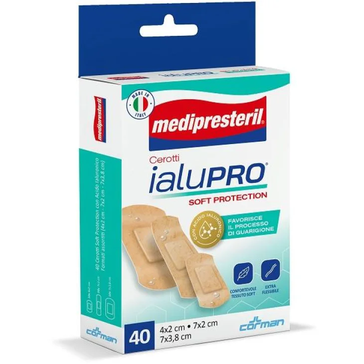 Medipresteril Ialupro Soft Protection Cerotti 3 formati 40 pezzi