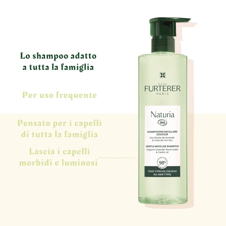 Rene Furterer Naturia Shampoo Micellare Delicato 400 ml