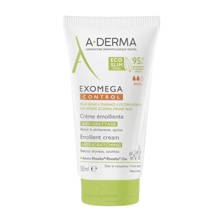 A-Derma Exomega Control Crema Emolliente Lenitiva del Prurito 50 ml