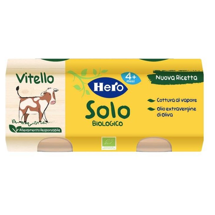 Hero Solo Biologico Omogeneizzato Vitello 2x80 gr