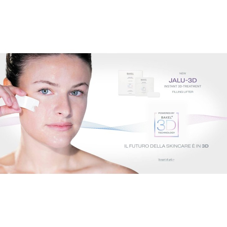 Bakel Jalu-3D Trattamento Lifting 3D Istantaneo Viso, Contorno Occhi, Labbra 40 Patches