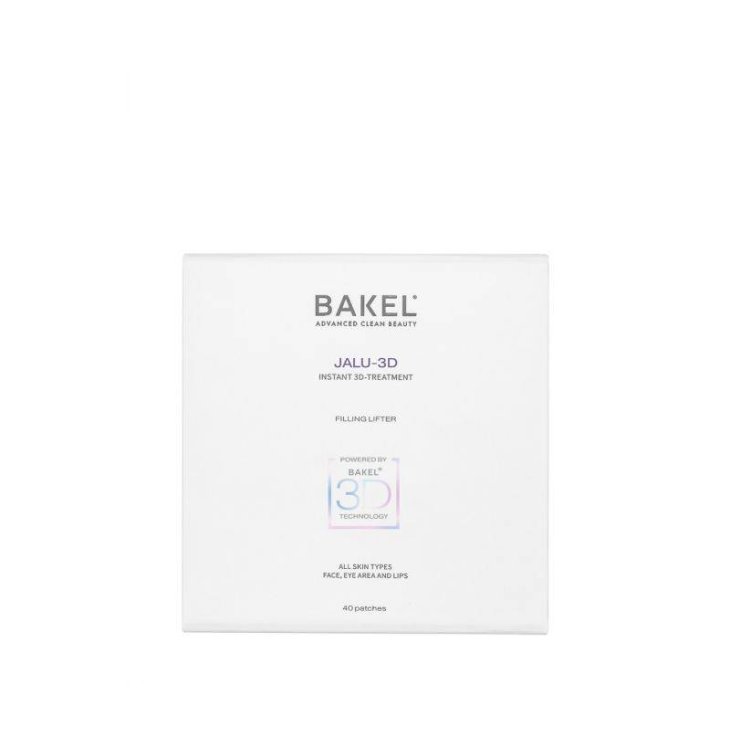 Bakel Jalu-3D Trattamento Lifting 3D Istantaneo Viso, Contorno Occhi, Labbra 40 Patches