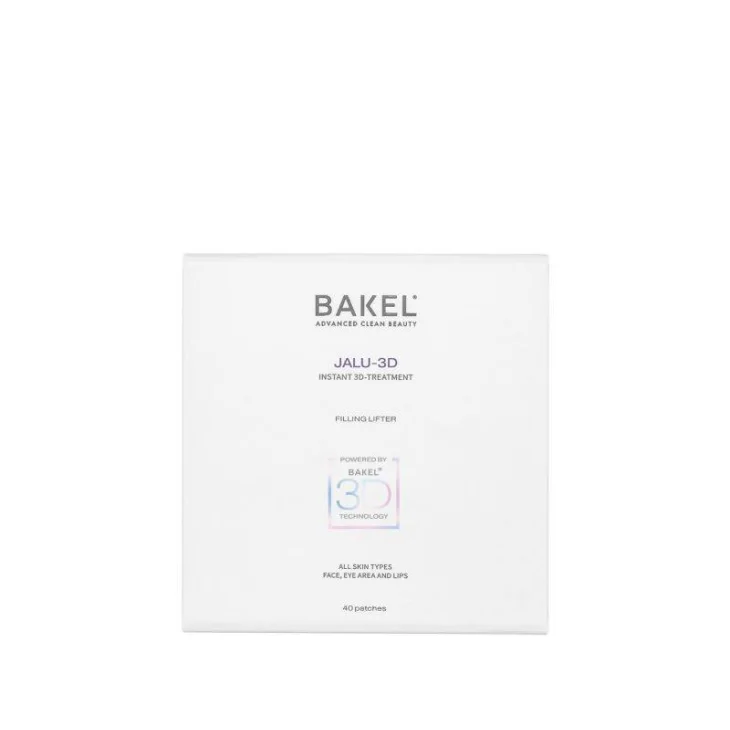 Bakel Jalu-3D Trattamento Lifting 3D Istantaneo Viso, Contorno Occhi, Labbra 40 Patches