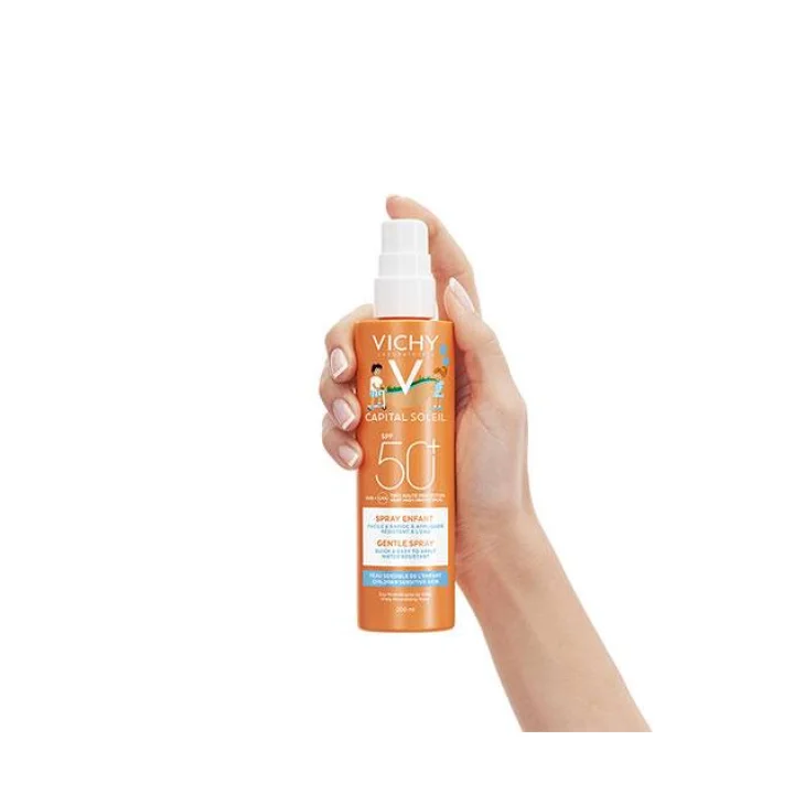 Vichy Capital Soleil Spray Solare Dolce Bambini Spf 50+ Water Resistant 200 ml