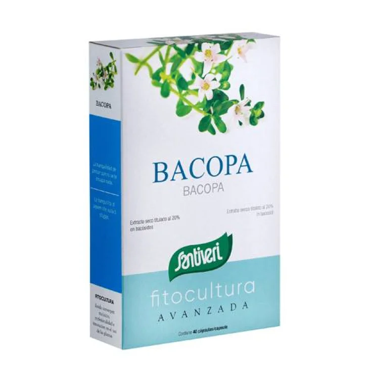 Santiveri Fitocultura Bacopa Integratore Naturale per la Memoria 40 Capsule