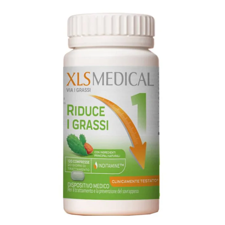 Xls Medical Via i Grassi Integratore per Perdere Peso 120 Compresse