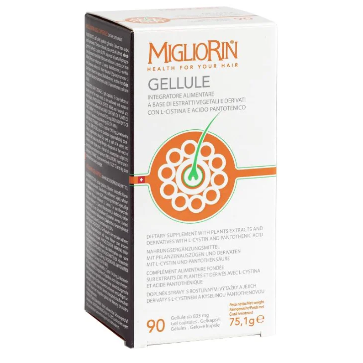 Cosval Migliorin Integratore per Capelli e Unghie 90 Gellule