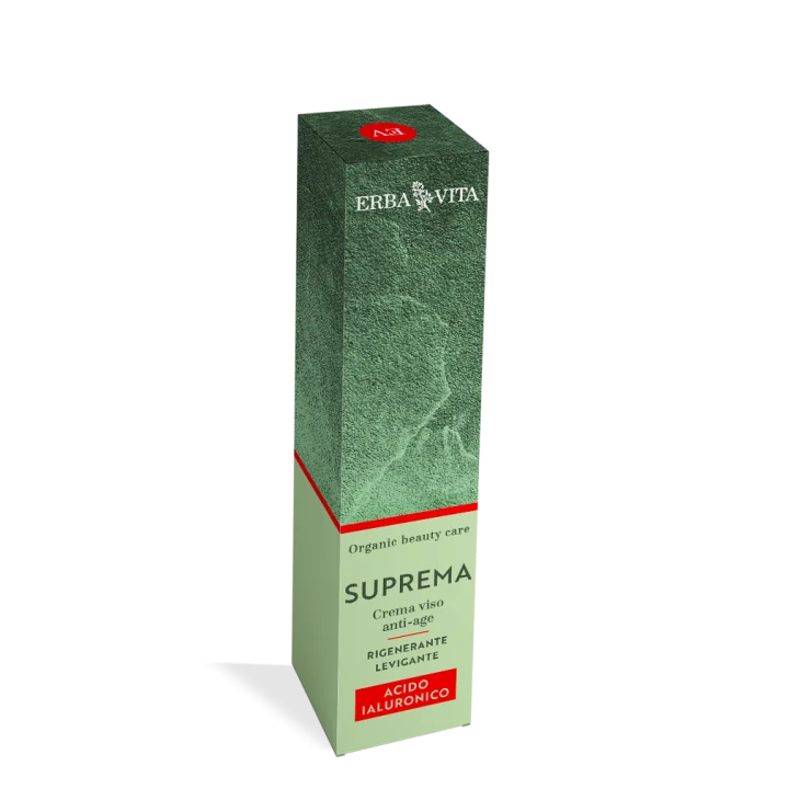 Erba Vita Suprema Crema Viso Anti Age con Acido Ialuronico 50 ml