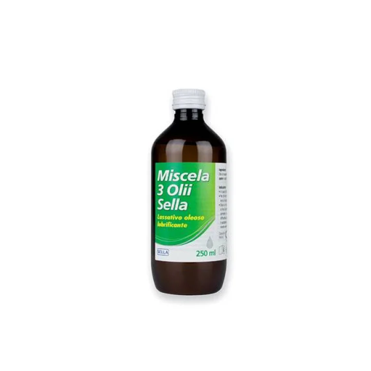 Sella Miscela 3 Olii Integratore Lassativo Oleoso Lubrificante 250 ml