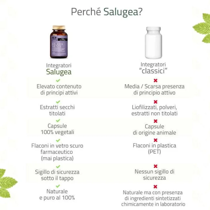 Salugea Rilassa Mente Integratore per il Relax 60 capsule