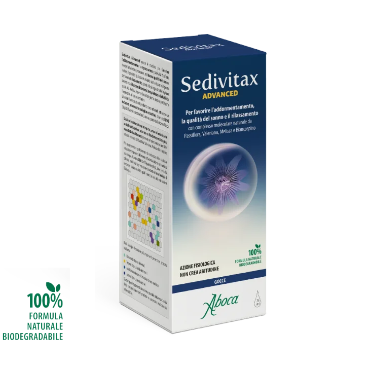 Aboca Sedivitax Advanced Gocce Integratore Naturale per il Sonno ed il Rilassamento 75 ml
