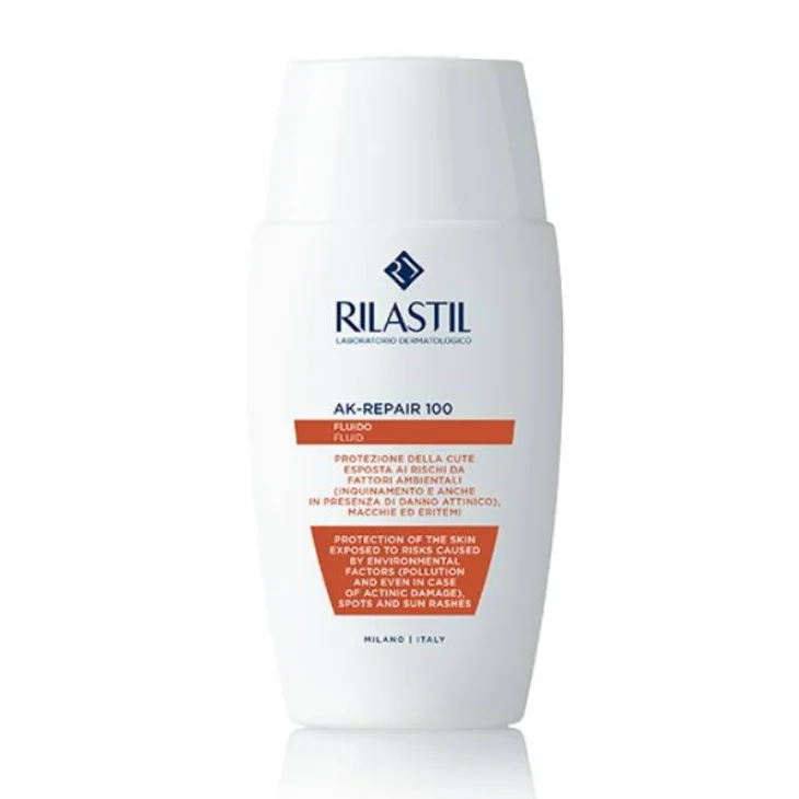 Rilastil Ak Repair 100 Fluido Protezione Solare per Pelli Sensibili 50 ml