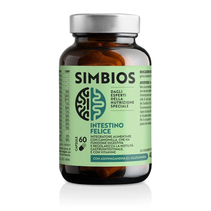 Simbios Intestino Felice Contro i Disturbi Gastrointestinali 60 Capsule
