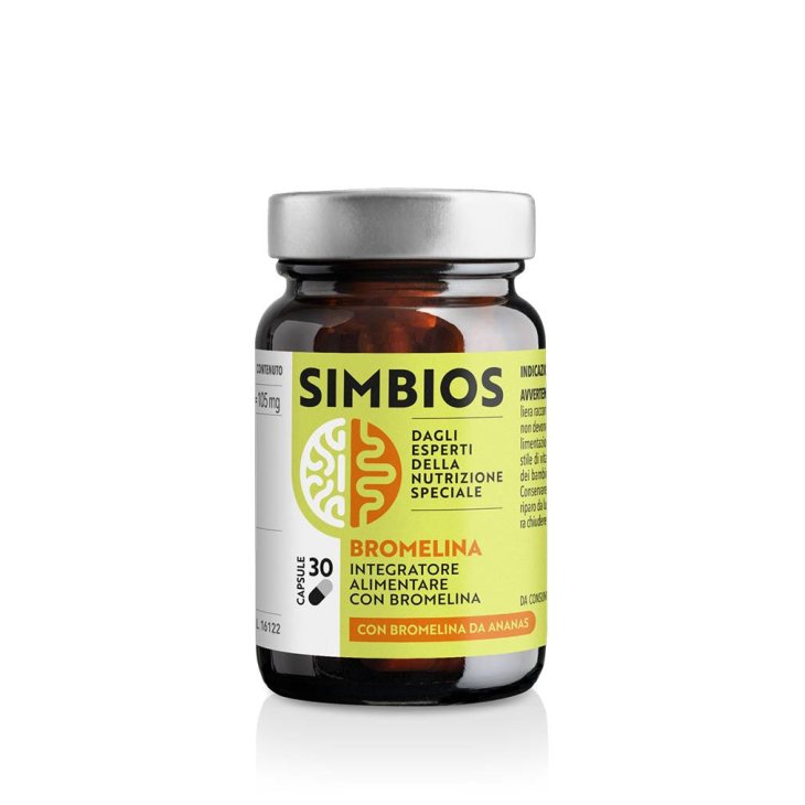 Simbios Bromelina Integratore per la Digestione 30 Capsule