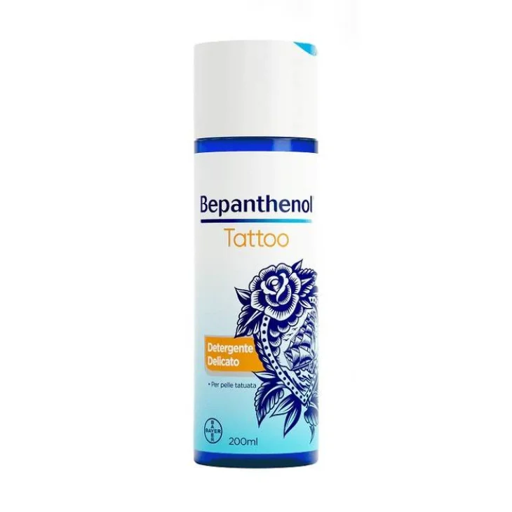 Bepanthenol Tatoo Detergente Delicato Pelle Tatuata 200 ml