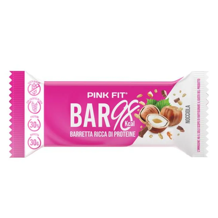 Pink Fit Bar 98 Kcal Barretta Proteica Gusto Nocciola 30 G