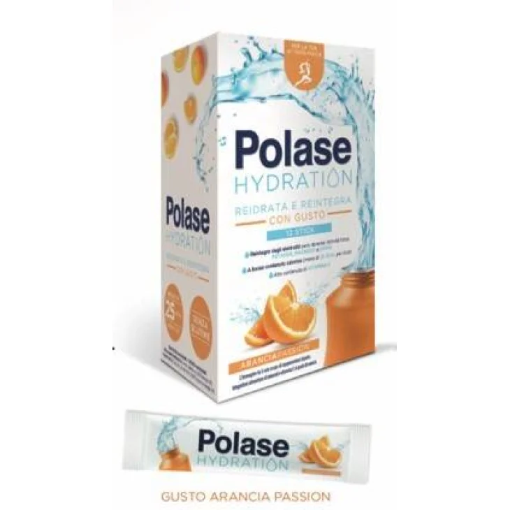 Polase Hydration Arancia Integratore Energetico 12 Bustine
