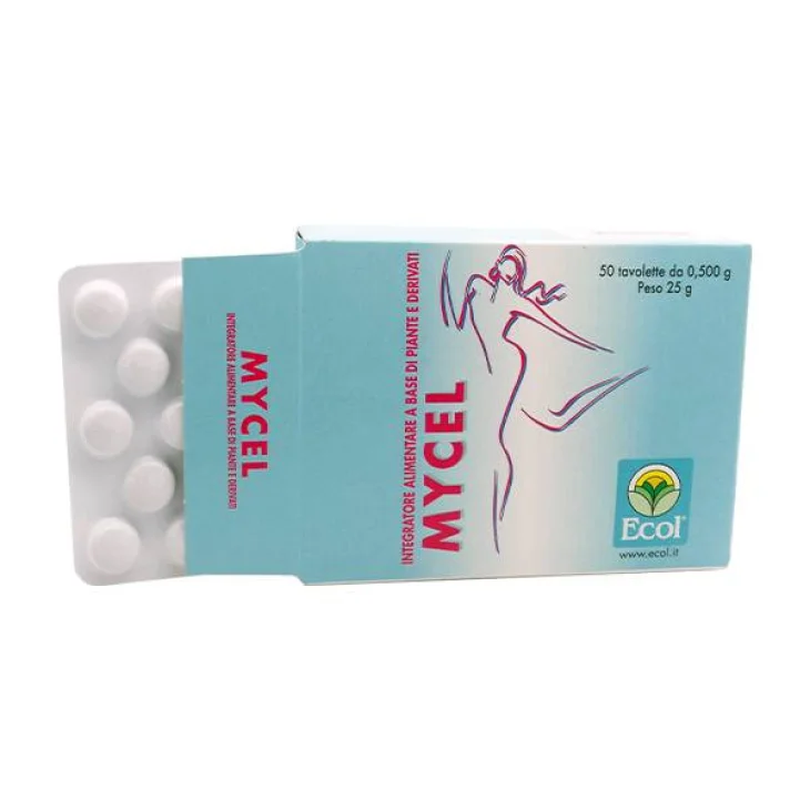 Ecol Mycel Integratore Naturale Contro la Cellulite 50 tavolette