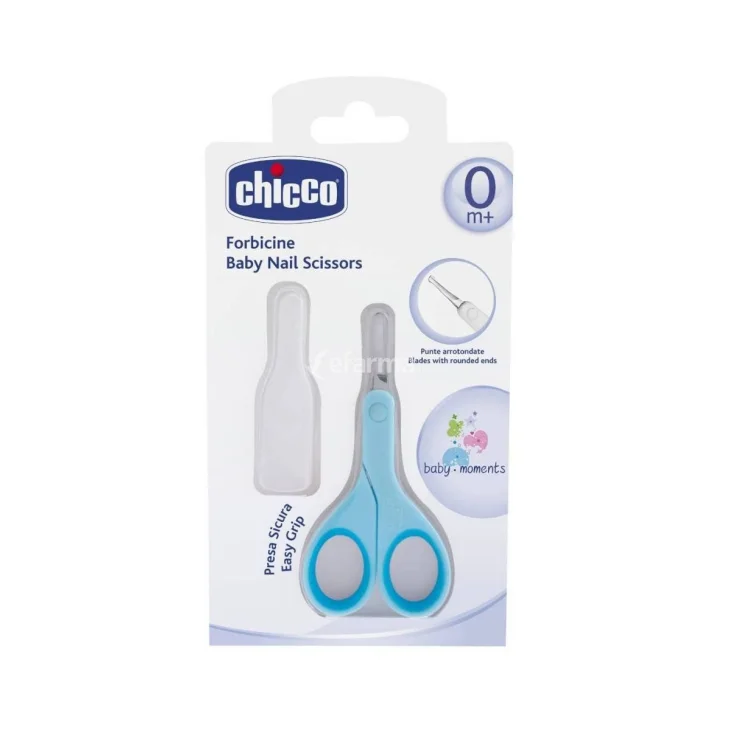 Chicco Forbicine Igiene Sicura Colore Azzurro 1 pezzo