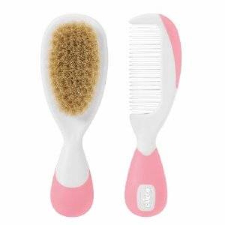 Chicco Set Spazzola e Pettine Colore Rosa