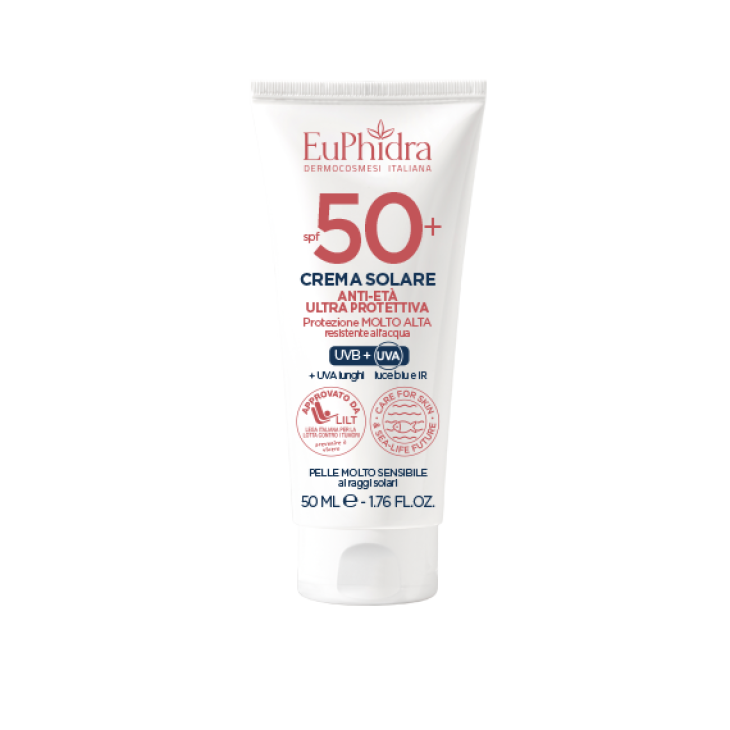 EuPhidra Kaleido Uv System Crema Solare Viso Invisible Anti-Età SPF50+ 50 ml