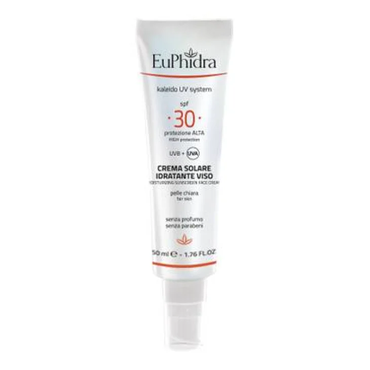 EuPhidra Kaleido Uv System Crema Solare Idratante Viso SPF30 50 ml