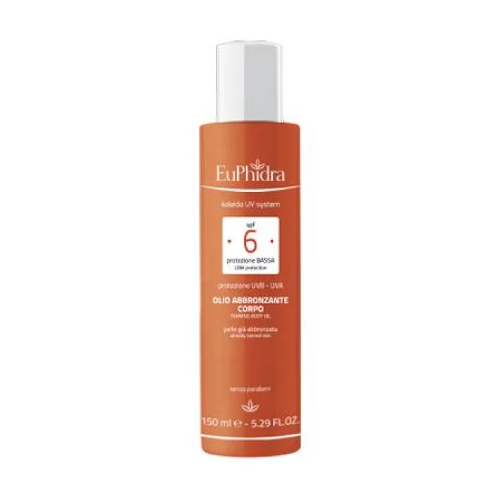 EuPhidra Kaleido Uv System Olio Solare SPF6 Abbronzante 150 ml