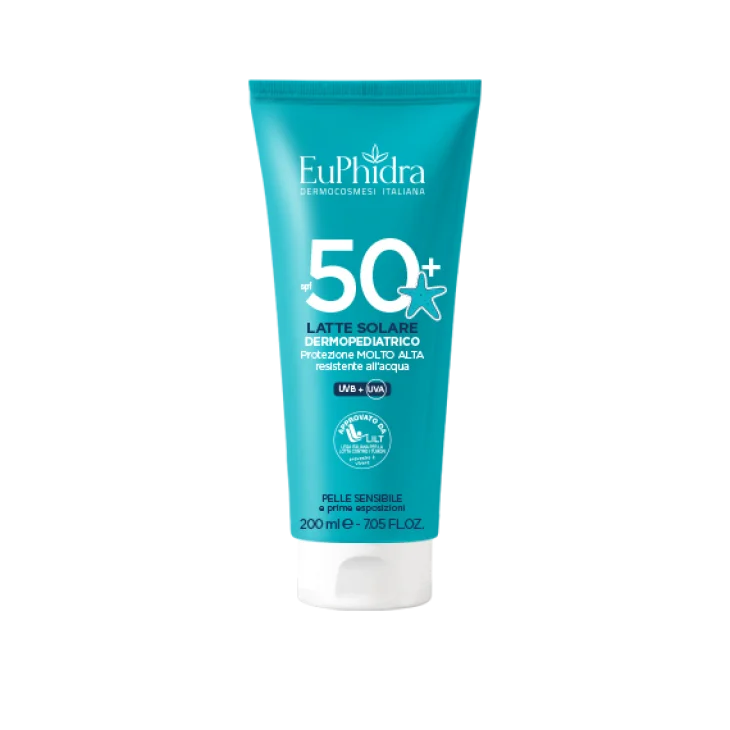 EuPhidra Kaleido Uv System Latte Solare Dermopediatrico SPF50+ 200 ml