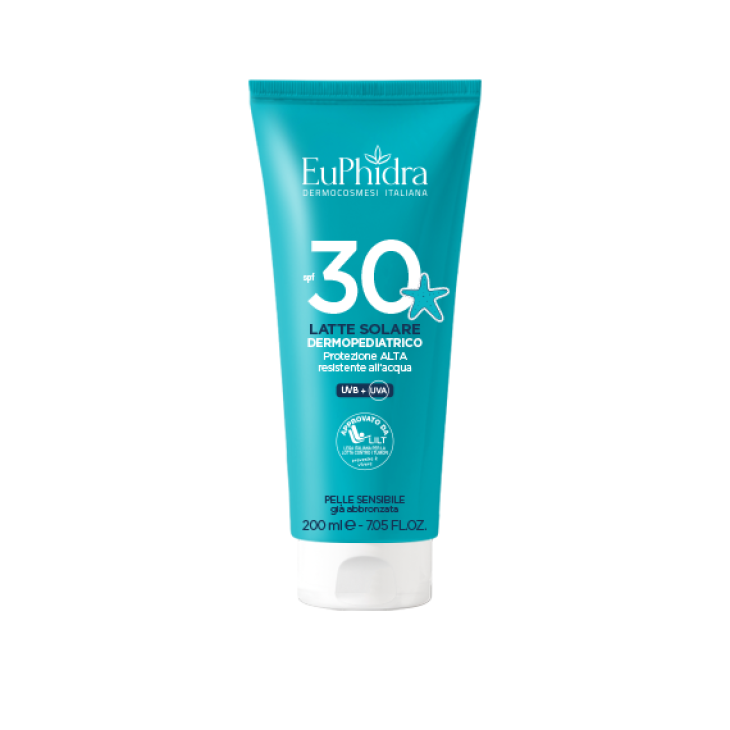EuPhidra Kaleido Uv System Latte Solare Dermopediatrico SPF30 200 ml