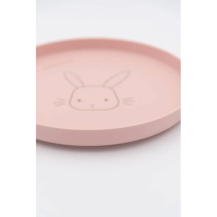 Bamboom Set Pappa Piatto, Scodella, Bicchiere, Posate Rosa