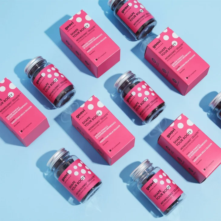 Goovi Shape Your Booty Integratore Metabolismo Cellulite 60 compresse