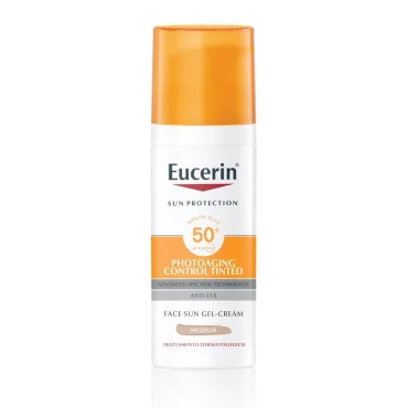 Eucerin Sun Photoaging Control Tinted SPF 50+ Medium Crema Solare Colorata Viso 50 ml