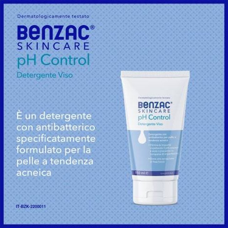Benzac Skincare Ph Control Detergente Viso per Pelle con Acne 150 ml