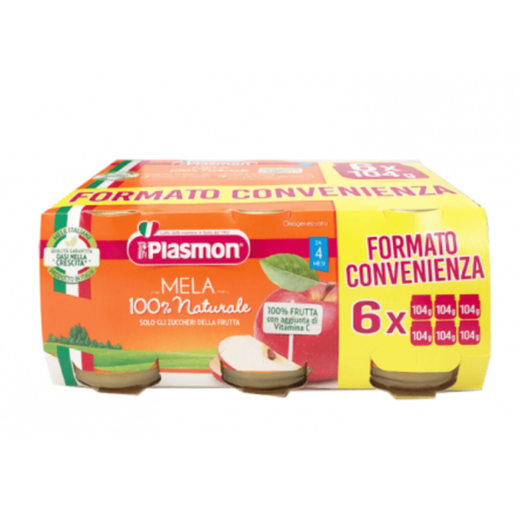 Plasmon Omogeneizzato alla Mela 6x104 grammi