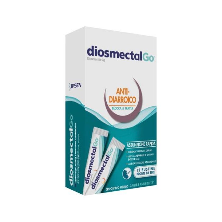 Diosmectal Go Integratore Contro la Diarrea 12 bustine