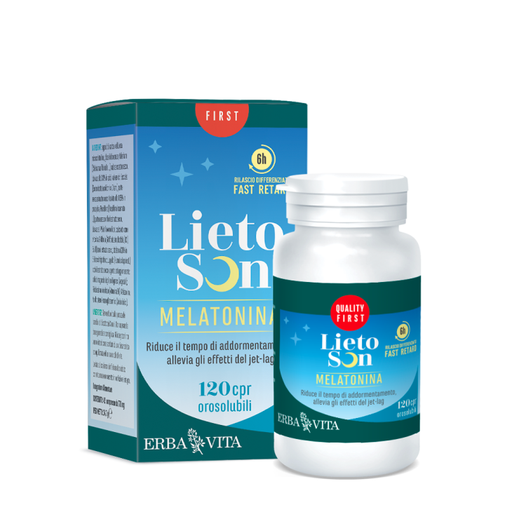 Erba Vita Lietoson Melatonina 120 Compresse Fast Retard