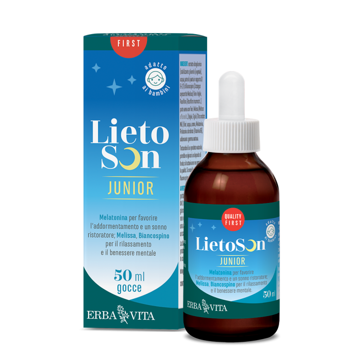 Erba Vita Lietoson Junior Gocce Integratore per il Sonno dei Bambini 50 ml