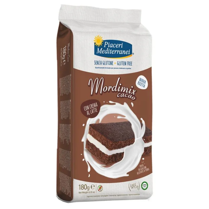 PIACERI MEDITERRANEI MORDIMIX CACAO 4 PEZZI DA 45 G