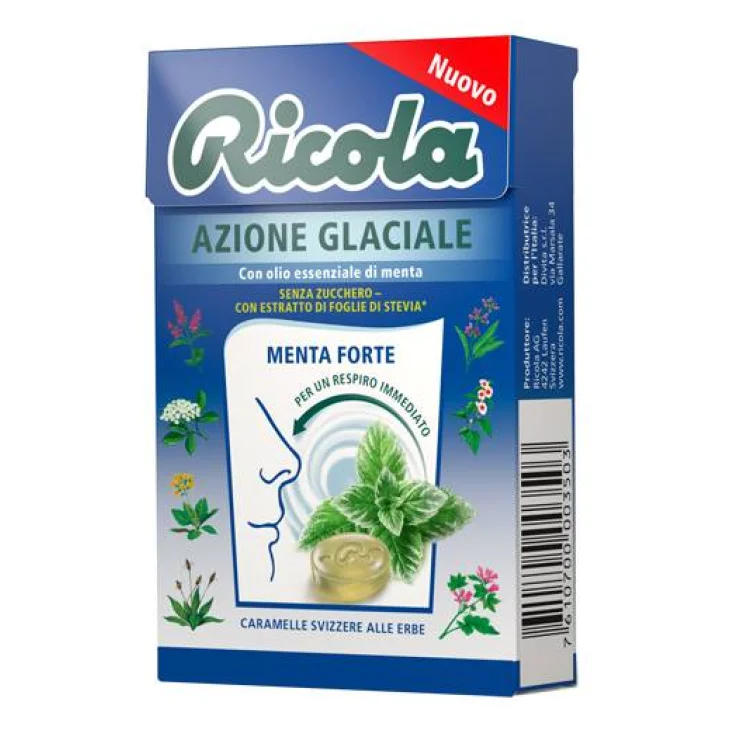Ricola Caramelle Azione Glaciale 50 g