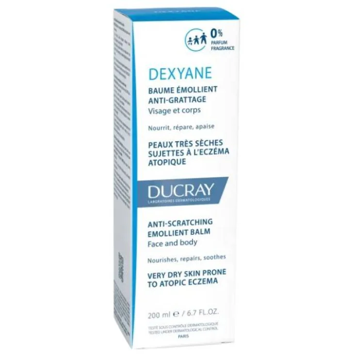 Ducray Dexyane Balsamo Emolliente Anti Grattage Viso e Corpo 200 ml