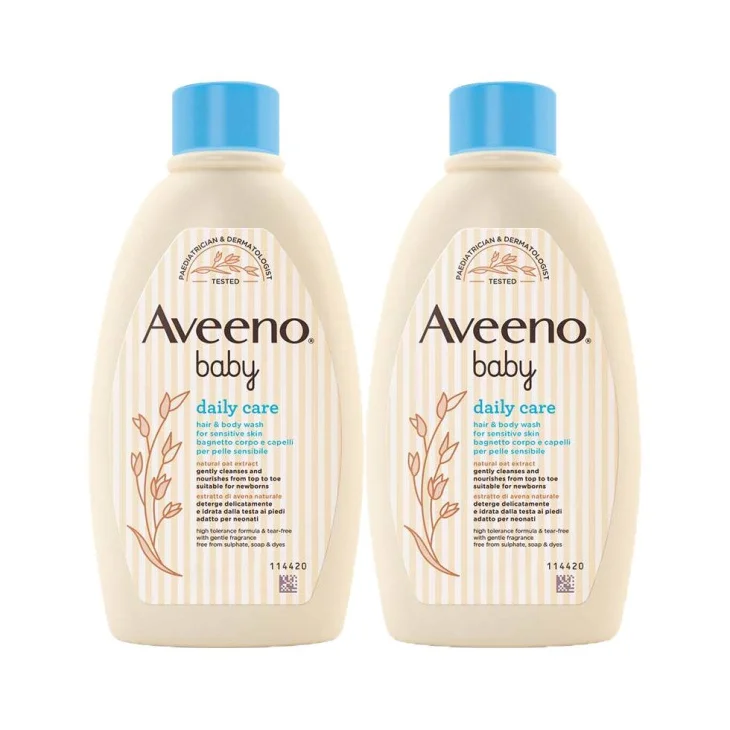 Aveeno Baby Daily Care Bagnetto Corpo e Capelli 2 x 250 ml