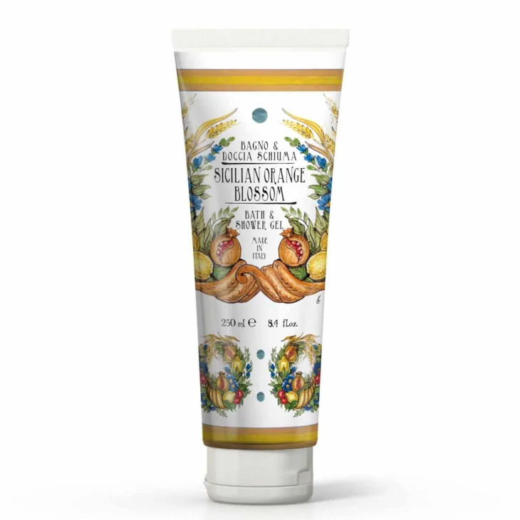 Maioliche Fiori d'Arancio di Sicilia Docciaschiuma Delicato In Tubo 250 ml