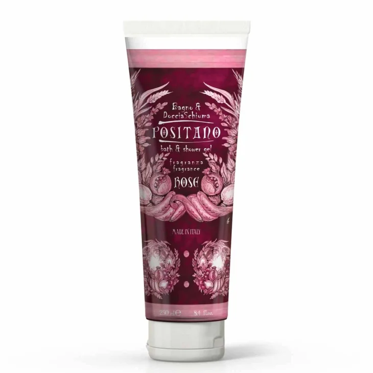 Maioliche Positano Docciaschiuma Delicato In Tubo Rosa Damascena 250 ml