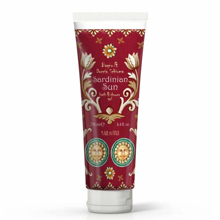 Maioliche Sole di Sardegna Docciaschiuma Delicato In Tubo Bergamotto e Magnolia 250 ml
